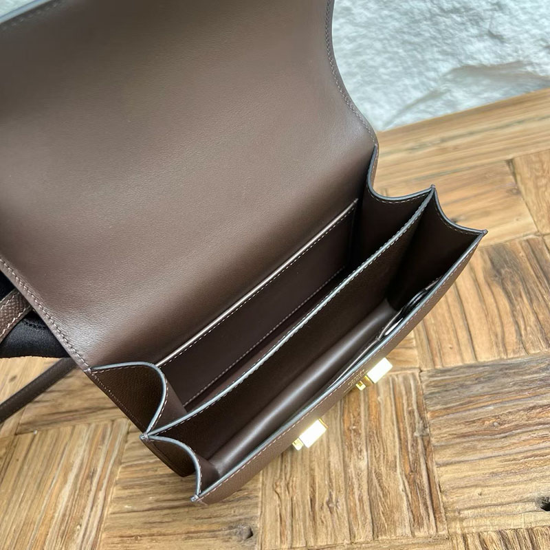 エルメスコピー通販 HERMES コンスタンス3 ミニ ショコラ ヴォーエプソン ゴールド金具 H056341CC47 エルメス ショルダーバッグ レディース - 画像 (4)