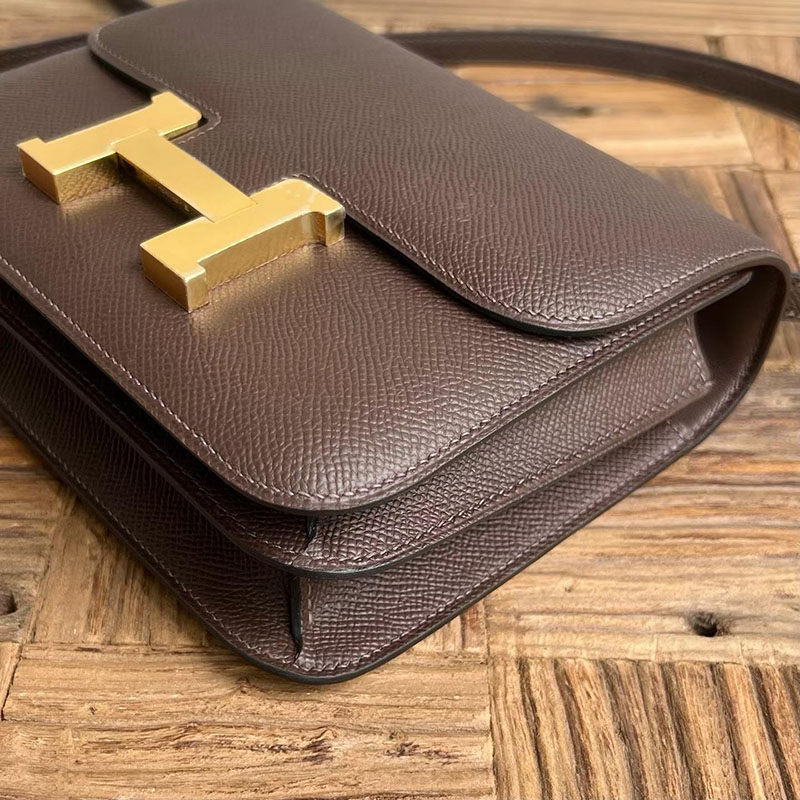 エルメスコピー通販 HERMES コンスタンス3 ミニ ショコラ ヴォーエプソン ゴールド金具 H056341CC47 エルメス ショルダーバッグ レディース - 画像 (2)