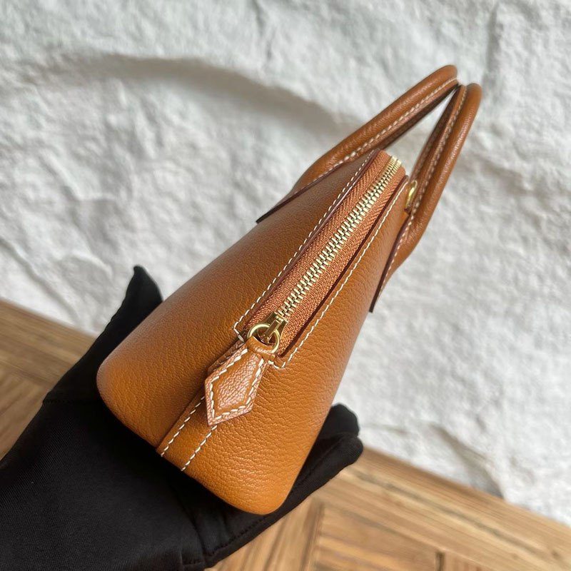 エルメスコピー通販 HERMES ボリード1923 ミニ ゴールド シェブルミゾル ゴールド金具 H073444CC37 ボリード ミニ ゴールド - 画像 (7)