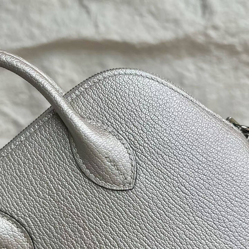 エルメスコピー通販 HERMES ボリード1923 ミニ アルジャン シェブルミゾル シルバー金具 H073444CK05 エルメス ボリード ミニ 定価 - 画像 (9)