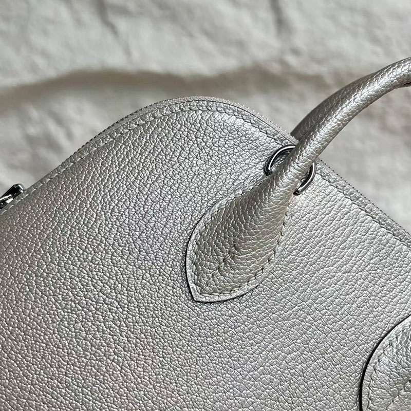 エルメスコピー通販 HERMES ボリード1923 ミニ アルジャン シェブルミゾル シルバー金具 H073444CK05 エルメス ボリード ミニ 定価 - 画像 (7)