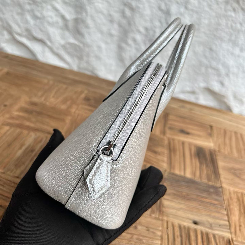 エルメスコピー通販 HERMES ボリード1923 ミニ アルジャン シェブルミゾル シルバー金具 H073444CK05 エルメス ボリード ミニ 定価 - 画像 (6)
