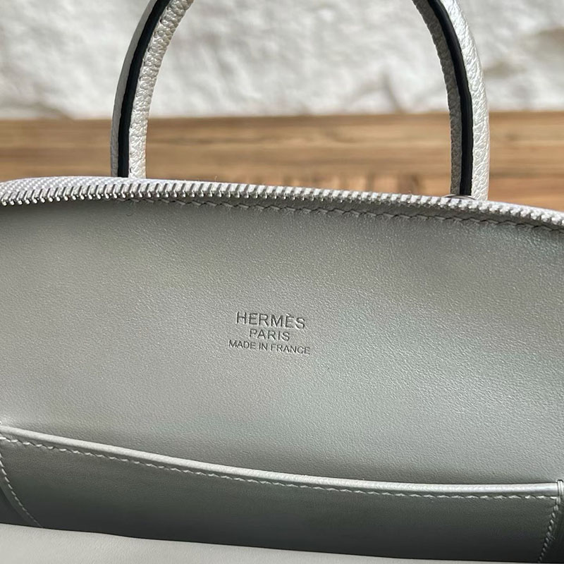 エルメスコピー通販 HERMES ボリード1923 ミニ アルジャン シェブルミゾル シルバー金具 H073444CK05 エルメス ボリード ミニ 定価 - 画像 (5)
