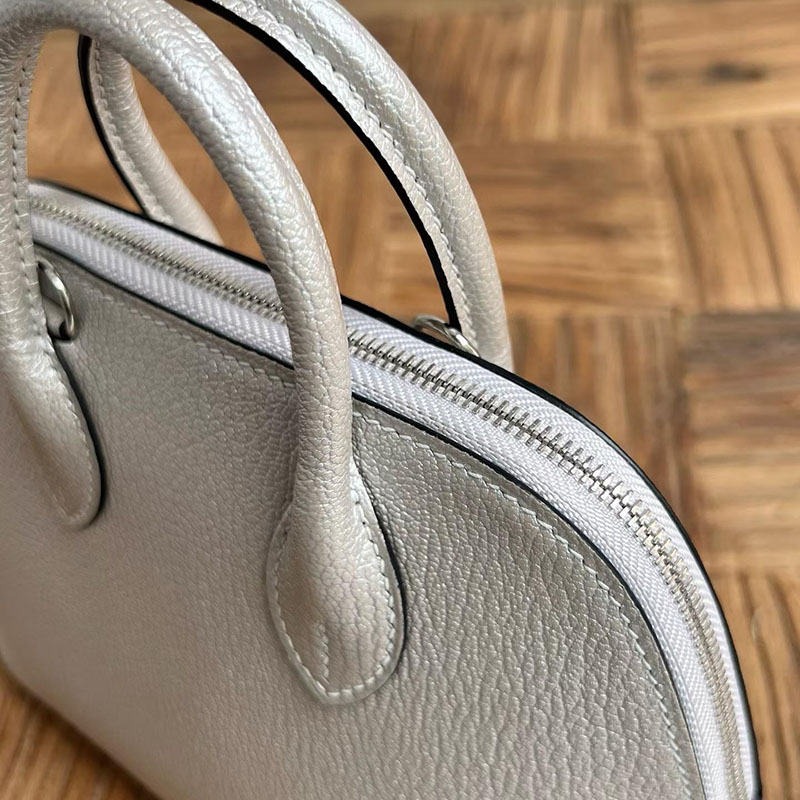 エルメスコピー通販 HERMES ボリード1923 ミニ アルジャン シェブルミゾル シルバー金具 H073444CK05 エルメス ボリード ミニ 定価 - 画像 (3)