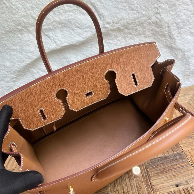 エルメスコピー通販 HERMES バーキン35 ゴールド トゴ ゴールド金具 H027634CC37 バーキン35スーパーコピー - 画像 (5)