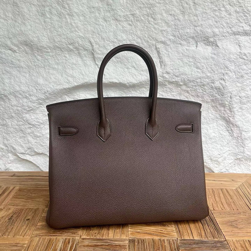 エルメスコピー通販 HERMES バーキン35 エベンヌ トゴ シルバー金具 H027634CK46 バーキン35 サイズ感 - 画像 (8)
