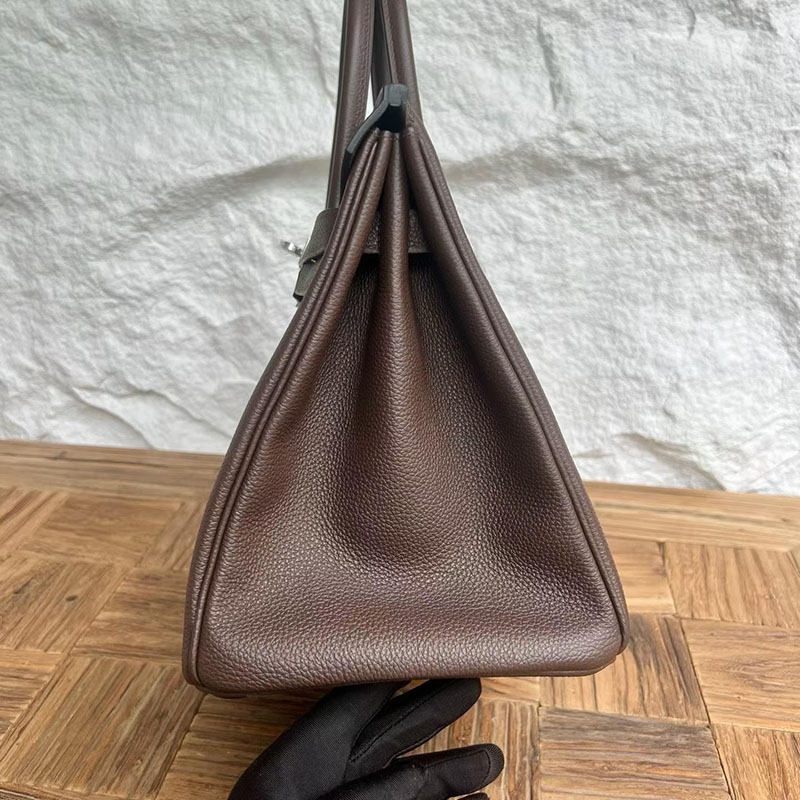 エルメスコピー通販 HERMES バーキン35 エベンヌ トゴ シルバー金具 H027634CK46 バーキン35 サイズ感 - 画像 (6)