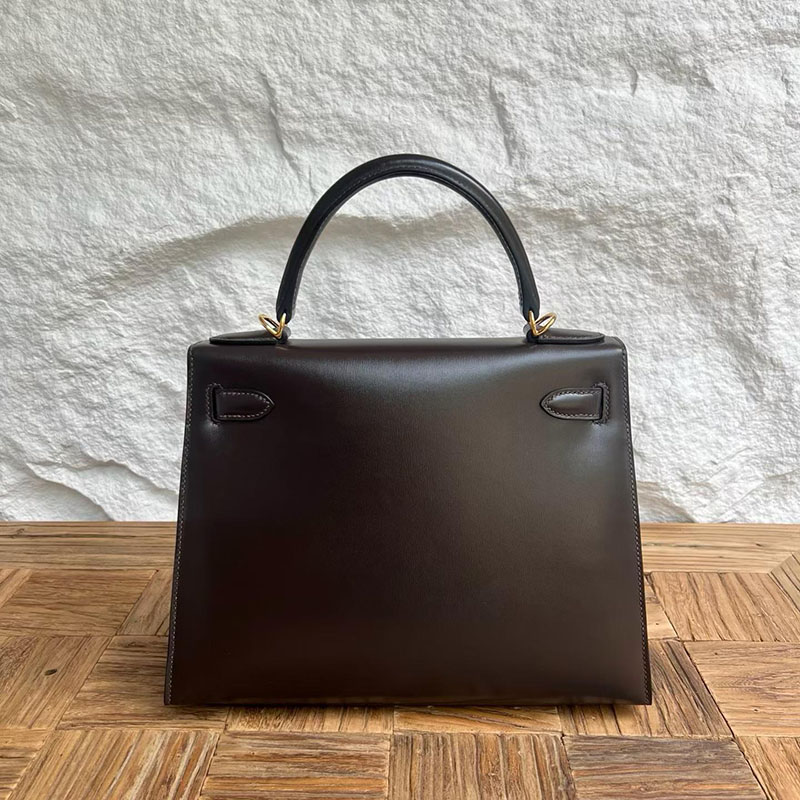 エルメスコピー通販 HERMES ケリー28 外縫い ショコラ ボックスカーフ ゴールド金具 2634105 エルメス ボックスカーフ ケリー - 画像 (8)