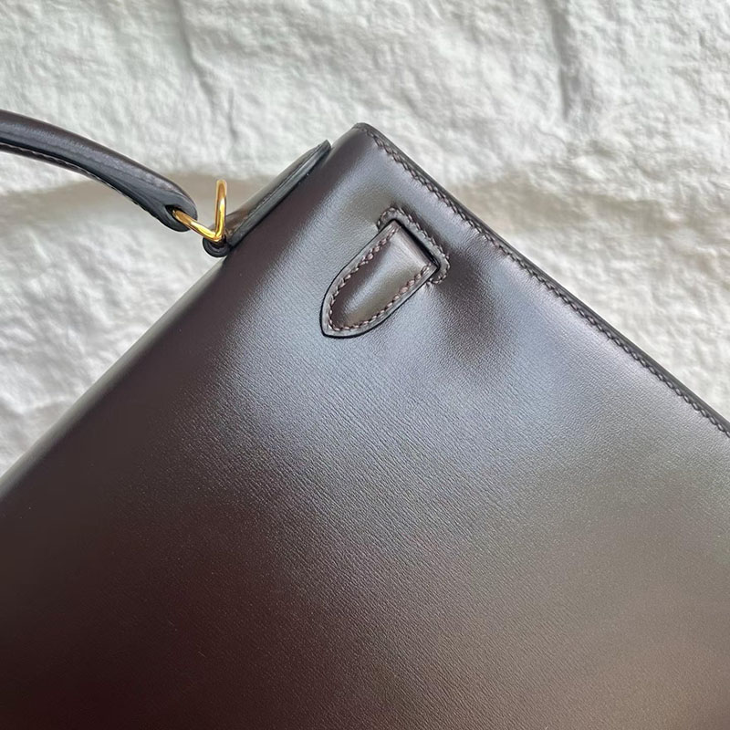 エルメスコピー通販 HERMES ケリー28 外縫い ショコラ ボックスカーフ ゴールド金具 2634105 エルメス ボックスカーフ ケリー - 画像 (7)