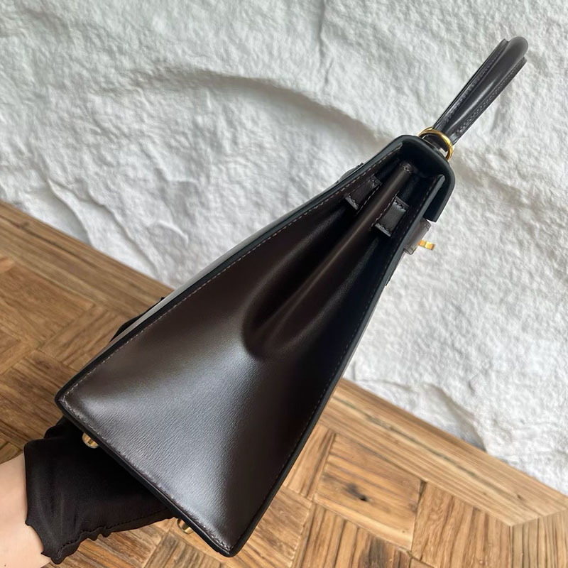 エルメスコピー通販 HERMES ケリー28 外縫い ショコラ ボックスカーフ ゴールド金具 2634105 エルメス ボックスカーフ ケリー - 画像 (6)