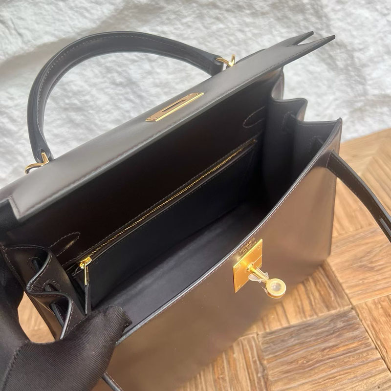 エルメスコピー通販 HERMES ケリー28 外縫い ショコラ ボックスカーフ ゴールド金具 2634105 エルメス ボックスカーフ ケリー - 画像 (5)