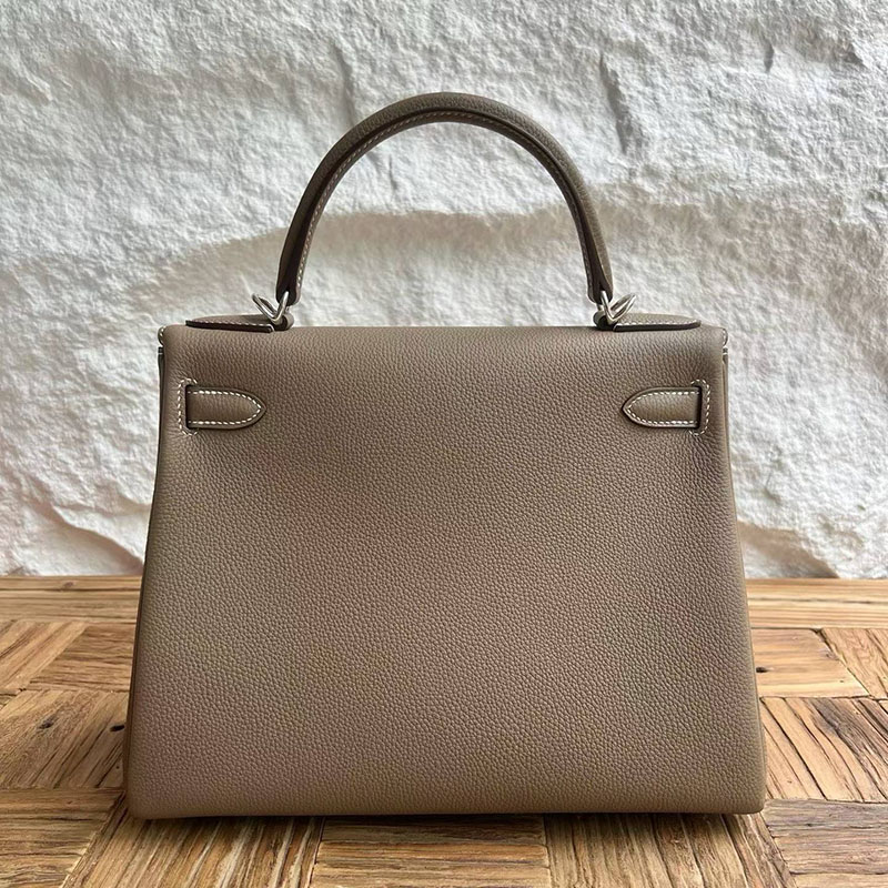 エルメスコピー通販 HERMES ケリー28 内縫い エトゥープ トゴ シルバー金具 H027630CK18 エルメス ケリーバッグ 定価 - 画像 (8)