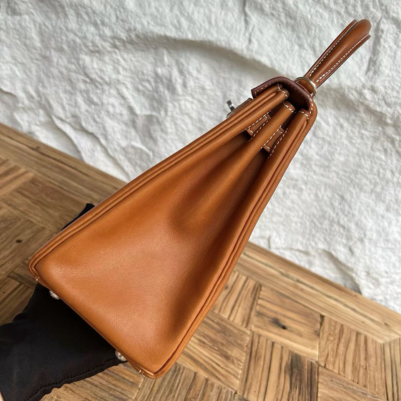 エルメスコピー通販 HERMES ケリー28 内縫い フォーブ バレニア シルバー金具 2634107 エルメス ケリー28 定価 - 画像 (6)