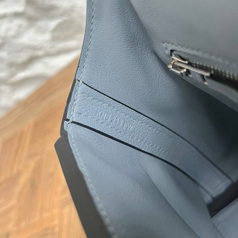 エルメスコピー通販 HERMES ミニ ヴァンキャトル ブルーラン エバーカラー/スイフト シルバー金具 H079218CKJ7 ヴァンキャトル ミニ 人気 - 画像 (5)