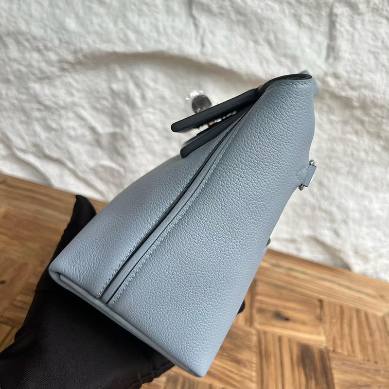 エルメスコピー通販 HERMES ミニ ヴァンキャトル ブルーラン エバーカラー/スイフト シルバー金具 H079218CKJ7 ヴァンキャトル ミニ 人気 - 画像 (3)
