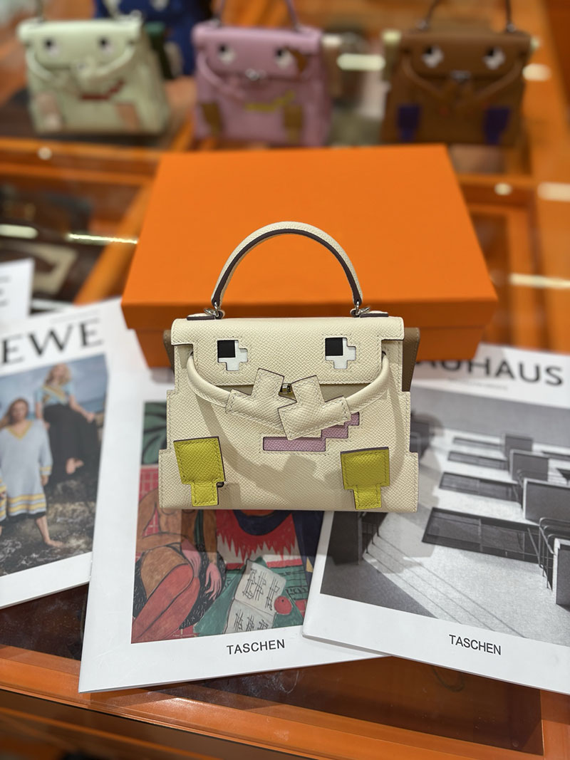 エルメスコピー通販 HERMES ケリードール ピクト ミニハンドバッグ ナタ アイボリー シルバー金具 2634143 エルメス ミニハンドバッグ - 画像 (6)