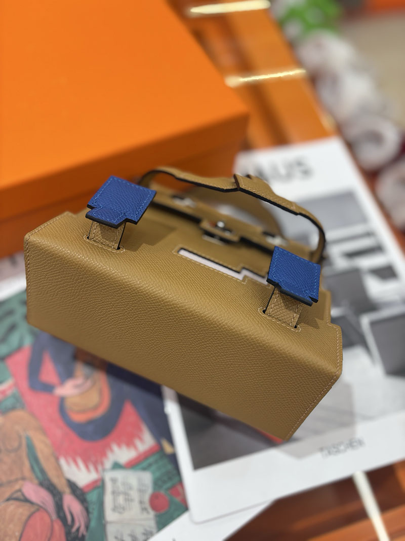 エルメスコピー通販 HERMES ケリードール ピクト ミニハンドバッグ ビスキュイ ブラウン シルバー金具 2634144 エルメス ミニバッグ レディース - 画像 (2)