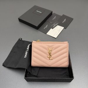 サンローラン 財布 ピンク
