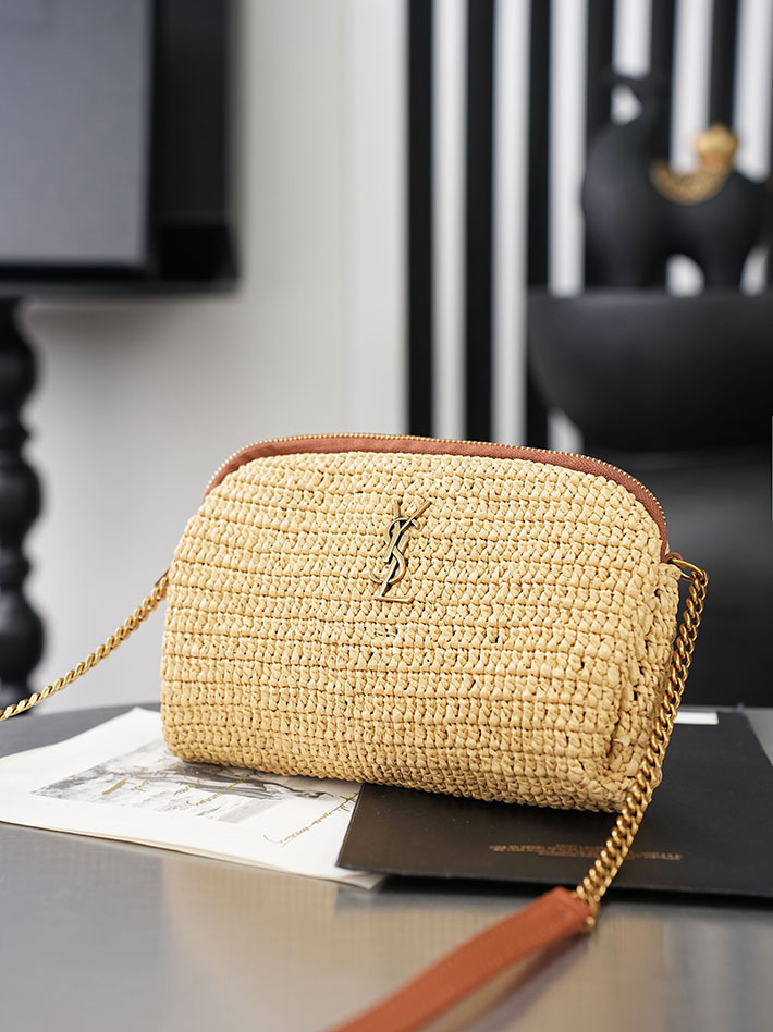 最高級サンローランスーパーコピー Saint Laurent ギャビー ジップポーチ ナチュラル 774293GAAEE2080 サンローランバッグコピー - 画像 (11)