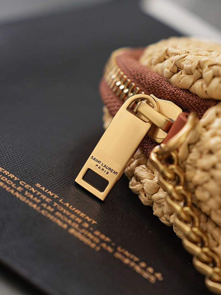 最高級サンローランスーパーコピー Saint Laurent ギャビー ジップポーチ ナチュラル 774293GAAEE2080 サンローランバッグコピー - 画像 (5)