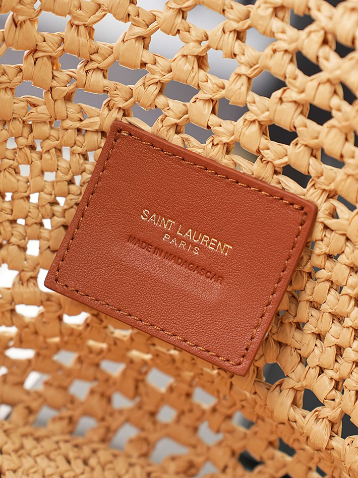 最高級サンローランスーパーコピー Saint Laurent パニエ スモール ラフィア バケットバッグ ナチュラル 2634170 サンローラン トートバッグ キャンバス - 画像 (8)