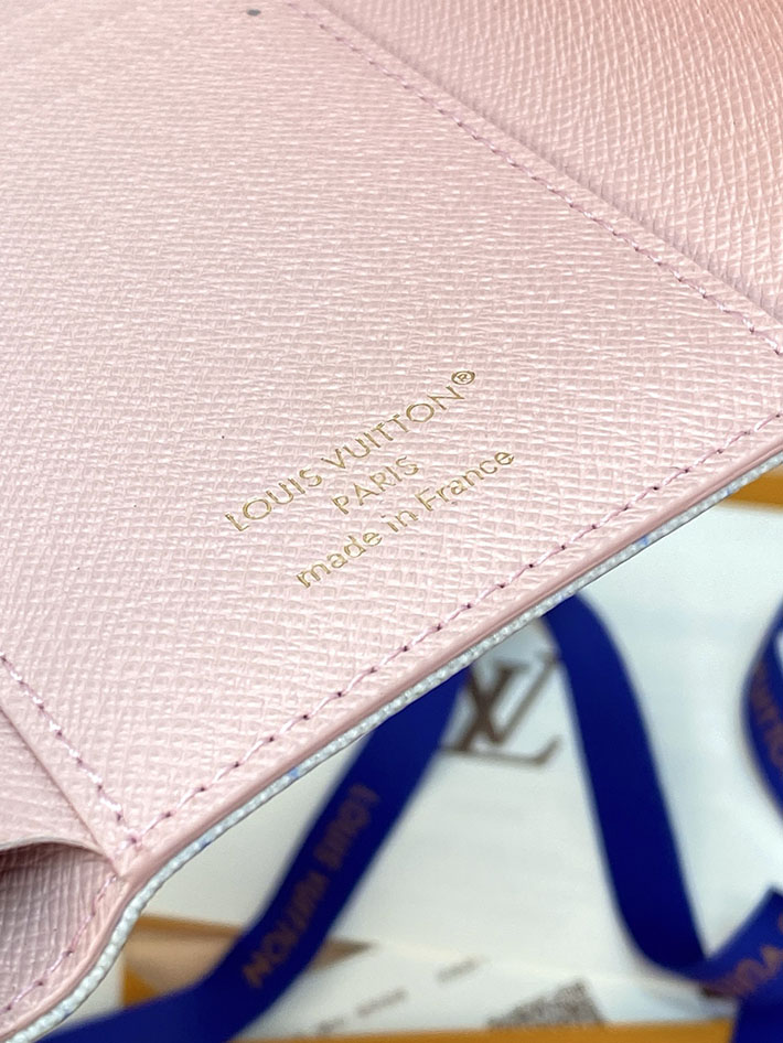 最高級ルイヴィトンスーパーコピー Louis Vuitton ポルトフォイユ・ヴィクトリーヌ LVスタンプ ブルー M29461 ルイヴィトン 財布 レディース - 画像 (6)