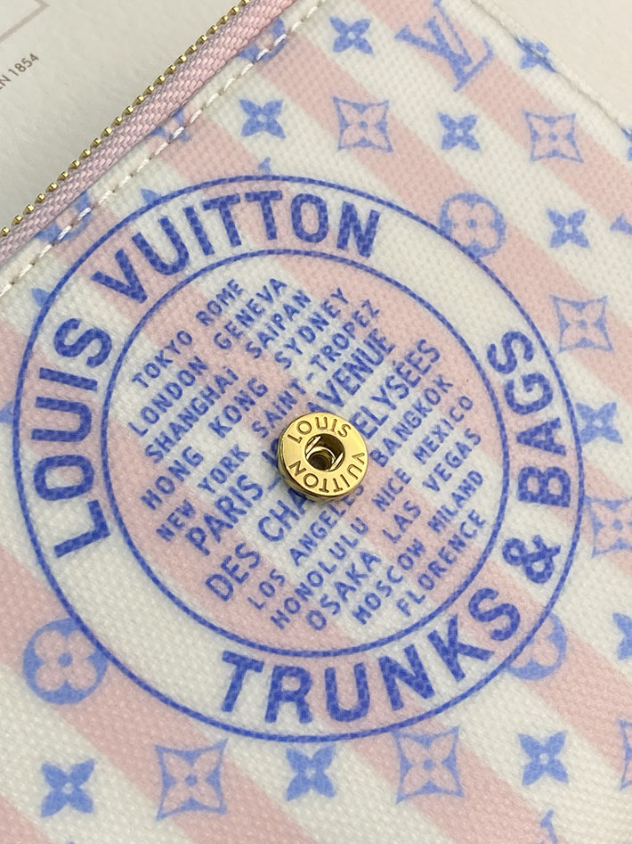 最高級ルイヴィトンスーパーコピー Louis Vuitton ポルトフォイユ・ヴィクトリーヌ LVスタンプ ブルー M29461 ルイヴィトン 財布 レディース - 画像 (4)