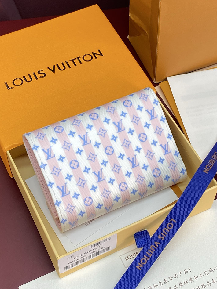 最高級ルイヴィトンスーパーコピー Louis Vuitton ポルトフォイユ・ヴィクトリーヌ LVスタンプ ブルー M29461 ルイヴィトン 財布 レディース - 画像 (14)