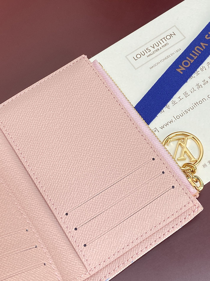 最高級ルイヴィトンスーパーコピー Louis Vuitton ポルトフォイユ・ヴィクトリーヌ LVスタンプ ブルー M29461 ルイヴィトン 財布 レディース - 画像 (7)