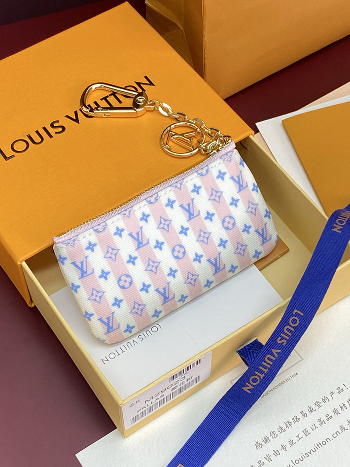 最高級ルイヴィトンスーパーコピー Louis Vuitton カード&キーケース ポシェット・クレ LVスタンプ ブルー 2634179 ルイヴィトン カードケース 財布代わり - 画像 (11)