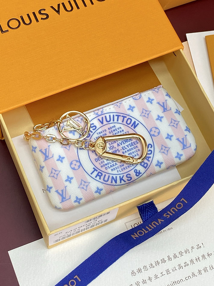 最高級ルイヴィトンスーパーコピー Louis Vuitton カード&キーケース ポシェット・クレ LVスタンプ ブルー 2634179 ルイヴィトン カードケース 財布代わり - 画像 (10)