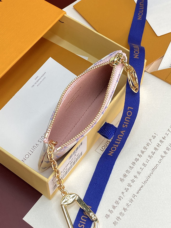 最高級ルイヴィトンスーパーコピー Louis Vuitton カード&キーケース ポシェット・クレ LVスタンプ ブルー 2634179 ルイヴィトン カードケース 財布代わり - 画像 (9)