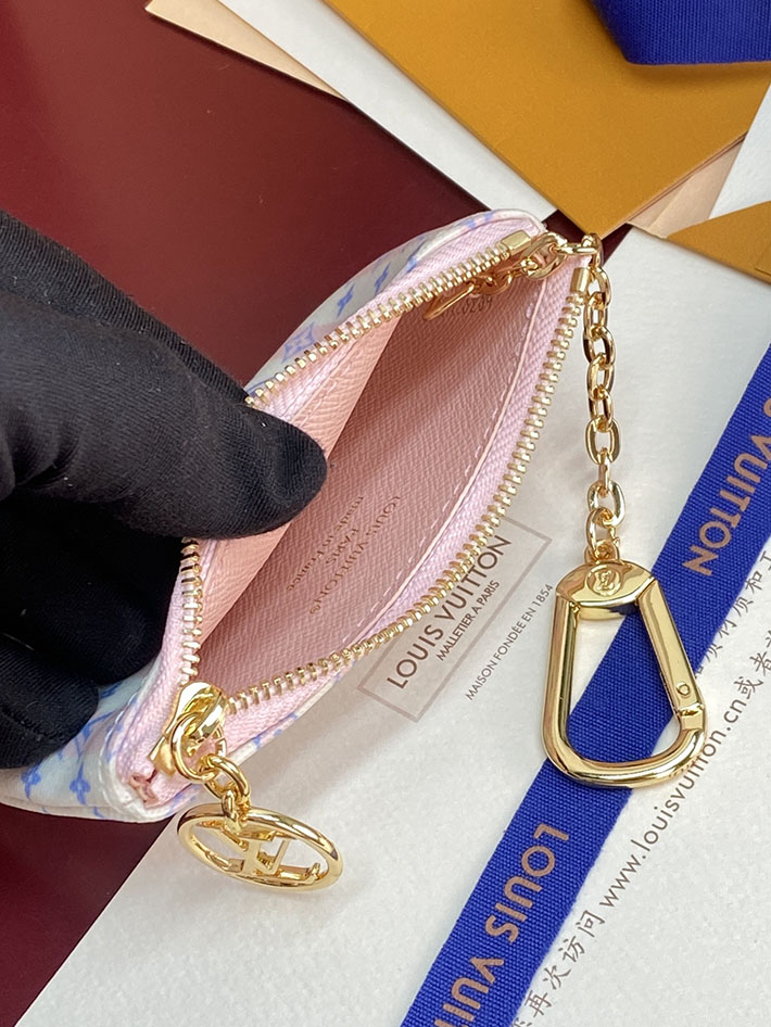 最高級ルイヴィトンスーパーコピー Louis Vuitton カード&キーケース ポシェット・クレ LVスタンプ ブルー 2634179 ルイヴィトン カードケース 財布代わり - 画像 (8)
