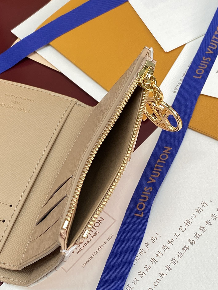 最高級ルイヴィトンスーパーコピー Louis Vuitton ポルトフォイユ・ヴィクトリーヌ LVスタンプ バナナ M29024 ルイヴィトン 財布 ピンク - 画像 (5)