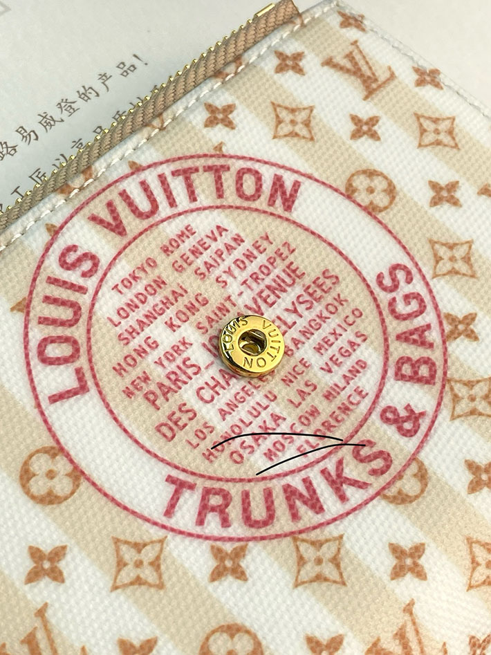 最高級ルイヴィトンスーパーコピー Louis Vuitton ポルトフォイユ・ヴィクトリーヌ LVスタンプ バナナ M29024 ルイヴィトン 財布 ピンク - 画像 (4)