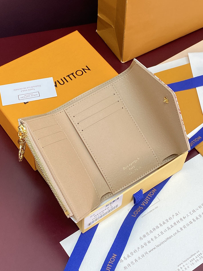 最高級ルイヴィトンスーパーコピー Louis Vuitton ポルトフォイユ・ヴィクトリーヌ LVスタンプ バナナ M29024 ルイヴィトン 財布 ピンク - 画像 (12)