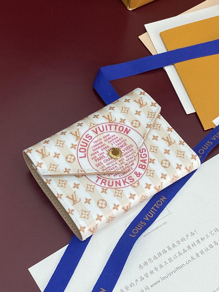 最高級ルイヴィトンスーパーコピー Louis Vuitton ポルトフォイユ・ヴィクトリーヌ LVスタンプ バナナ M29024 ルイヴィトン 財布 ピンク - 画像 (11)