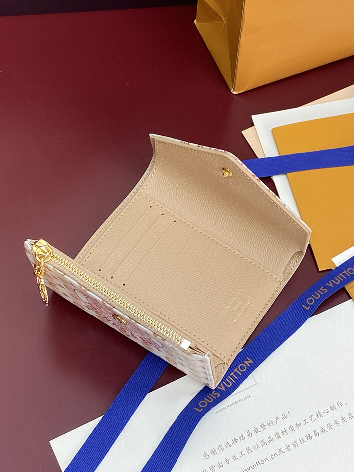 最高級ルイヴィトンスーパーコピー Louis Vuitton ポルトフォイユ・ヴィクトリーヌ LVスタンプ バナナ M29024 ルイヴィトン 財布 ピンク - 画像 (10)