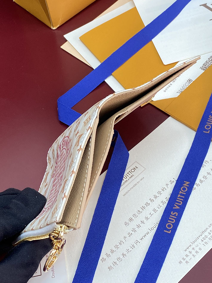 最高級ルイヴィトンスーパーコピー Louis Vuitton ポルトフォイユ・リサ LVスタンプ バナナ M29455 ルイヴィトン 財布 二つ折り - 画像 (8)