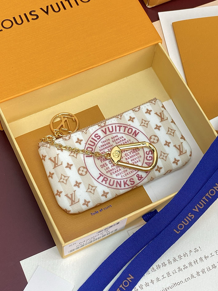 最高級ルイヴィトンスーパーコピー Louis Vuitton カード&キーケース ポシェット・クレ LVスタンプ バナナ M29023 ルイヴィトン 小銭入れ 新作 - 画像 (10)