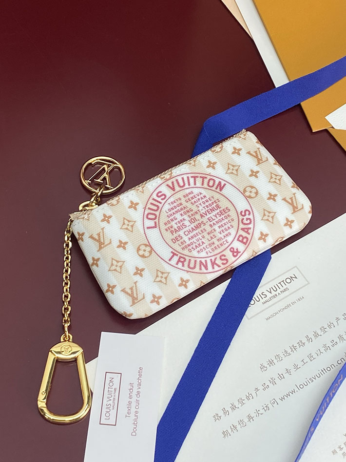 最高級ルイヴィトンスーパーコピー Louis Vuitton カード&キーケース ポシェット・クレ LVスタンプ バナナ M29023 ルイヴィトン 小銭入れ 新作 - 画像 (6)