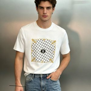 シャネル ニットコットンTシャツ