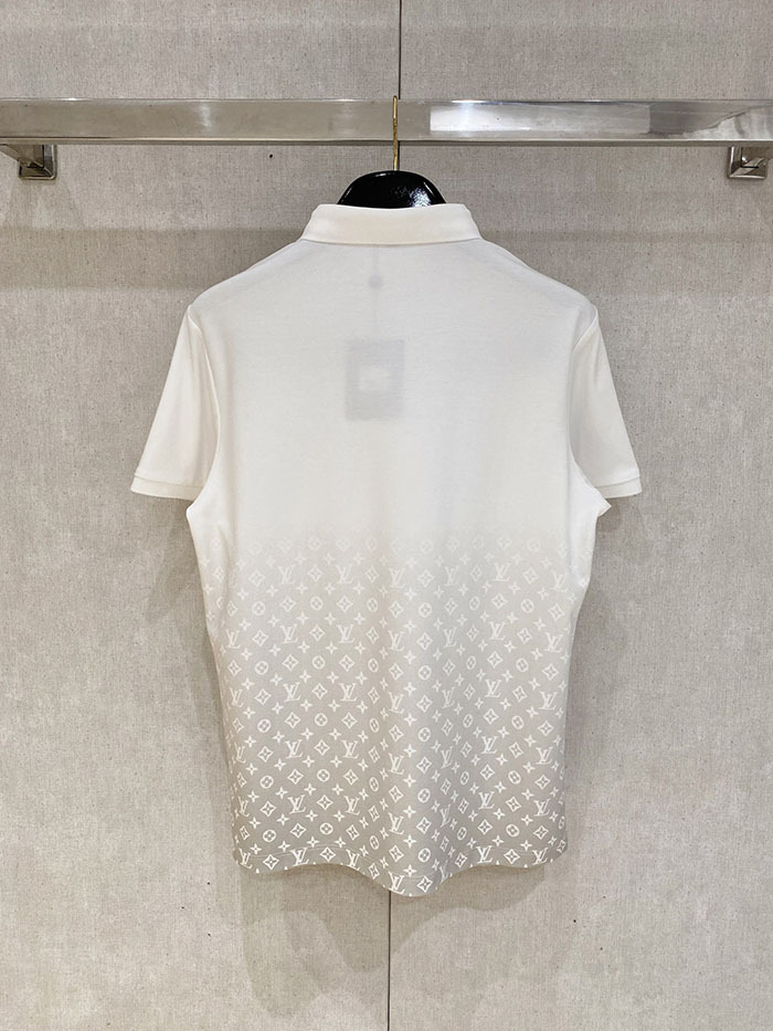 最高級ルイヴィトンスーパーコピー Louis Vuitton 2026年新作 100%長繊維綿ポロシャツ clothes202600402 ルイ・ヴィトン メンズ ホワイト ポロシャツ - 画像 (4)
