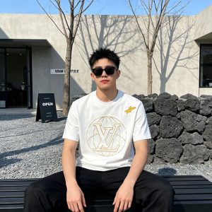 ルイ・ヴィトン ホワイトコットンTシャツ