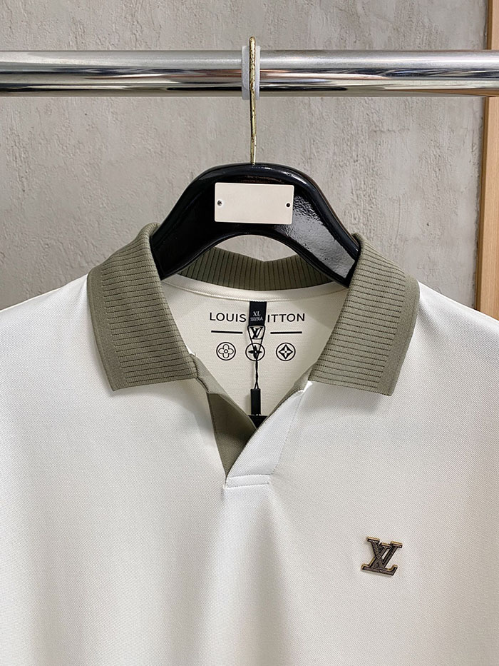最高級ルイヴィトンスーパーコピー Louis Vuitton コットン 2026年春夏新作 メンズ ポロシャツ 半袖Tシャツclothes202600422 ルイヴィトン ポロシャツ メンズ - 画像 (2)