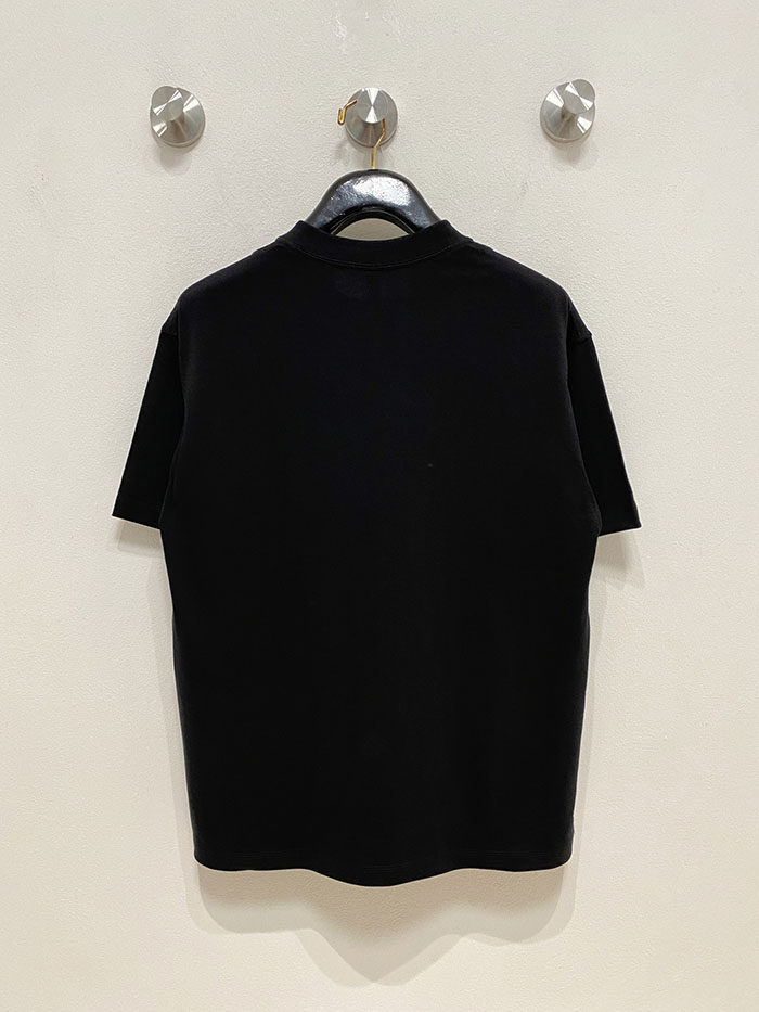 最高級ルイヴィトンスーパーコピー Louis Vuitton コットン 2026年春夏新作 メンズ ポロシャツ 半袖Tシャツclothes202600423 ルイ・ヴィトンの高級カスタムブラックTシャツ - 画像 (3)