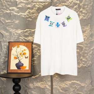ルイ・ヴィトン 通気性のあるピュアコットンTシャツ