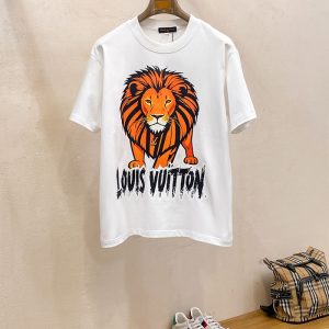 ルイ・ヴィトンの高級カスタムホワイトTシャツ