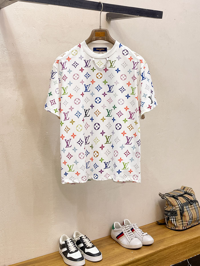 ルイ・ヴィトン メンズ ホワイト Tシャツ