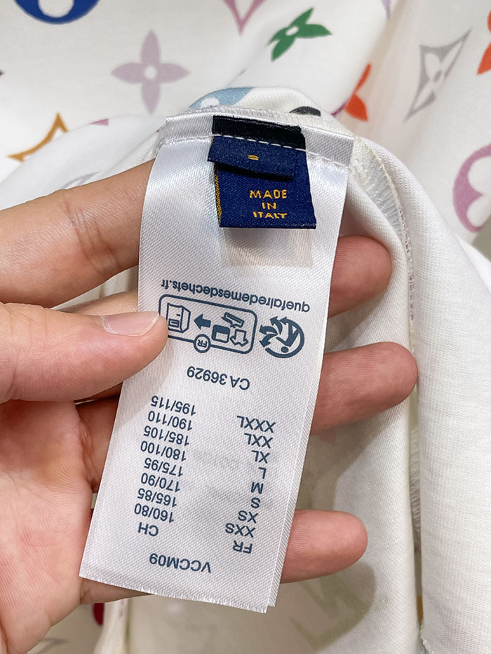 最高級ルイヴィトンスーパーコピー Louis Vuitton コットン 2026年最新スタイル 半袖クルーネック刺繍Tシャツclothes202600443 ルイ・ヴィトン メンズ ホワイト Tシャツ - 画像 (7)